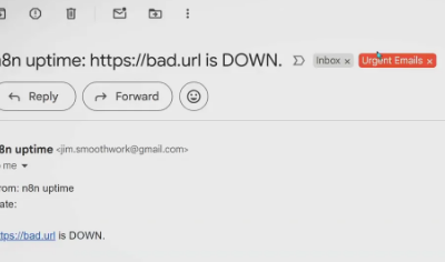 Get Alerted When Your Website Is Down – An Uptime Robot Alternative Using n8n